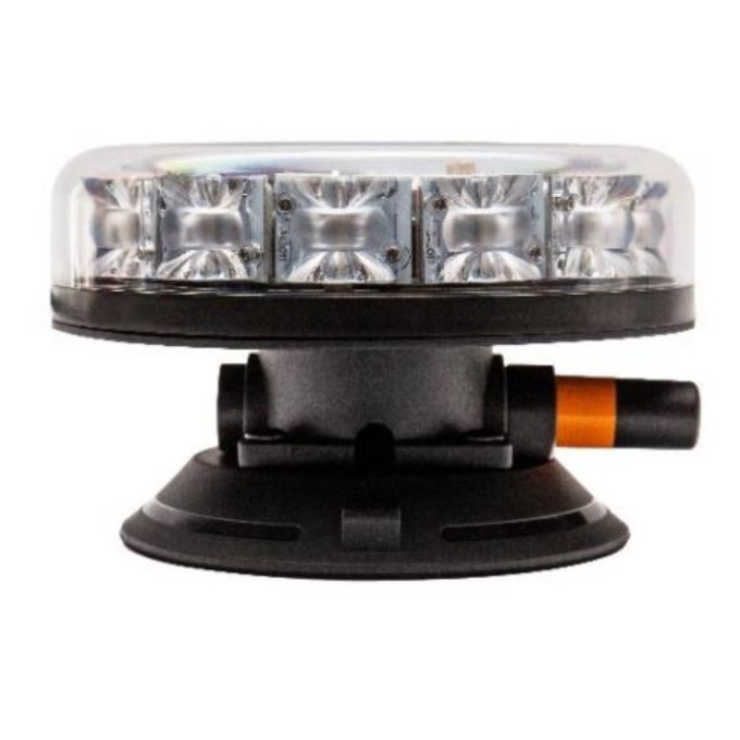 Girofar LED prindere vacuum aerodinamic 12-24V 12 LED-uri de 3W - 5 ani Garantie